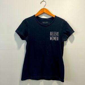 AHUS Believe Women Baby Doll T-Shirt